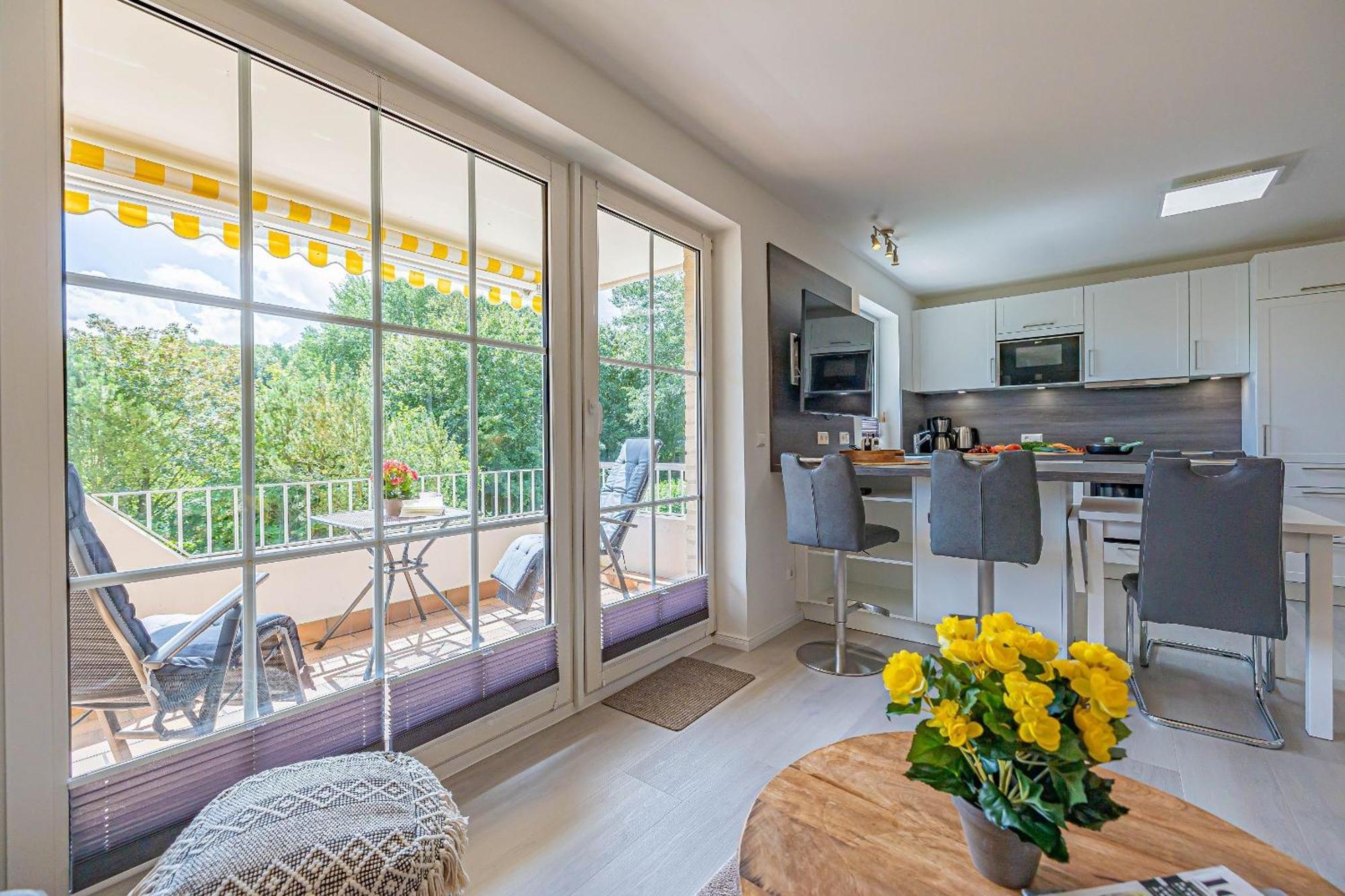 Strandresidenz Wassersleben: Südblick Meerblick-Apartment mit Balkon Harrislee Exterior photo